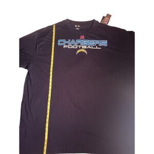 NFL Team Apparel San Diego Chargers Long Sleeve Shirt 4X Big & Tall Navy New